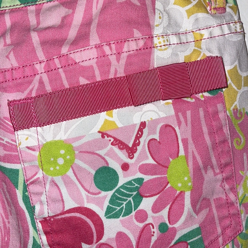 Lilly Pulitzer A-Line Patchwork Skirt - Size 2 - Picture 4 of 5